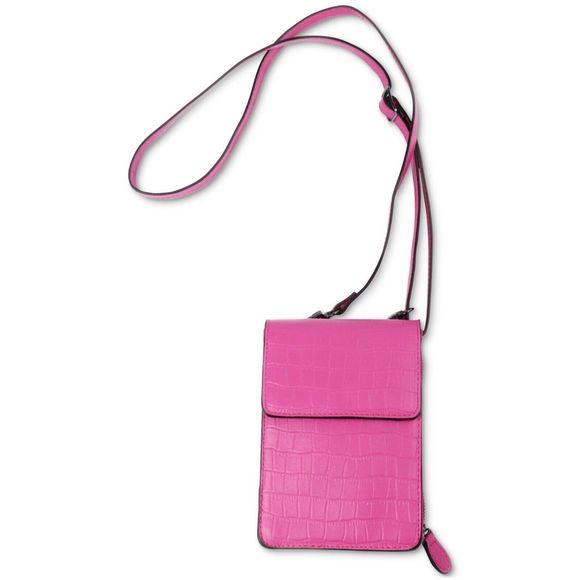 INC International Concepts Mini Cross Body Bag Fanny Hot Pink - Picture 1 of 7